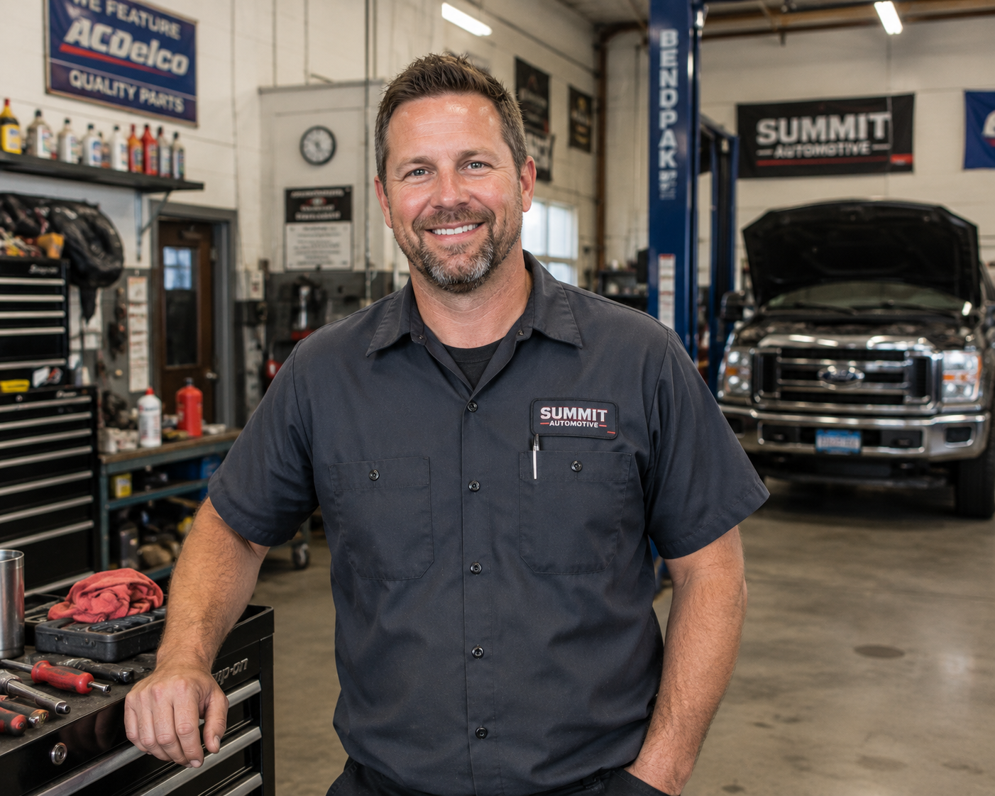 Auto repair shop owner